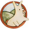 favicon logo circulaire Amélie Bissonnette Art avec lapin